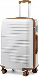  British Traveller Nagy méretű kemény Abs bőrönd, krém színű, 25 (6976043771761)