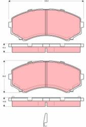 TRW GDB3254 Fékbetét készlet