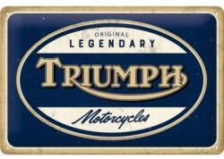 Nostalgic Art Germany Placă metalică 20 x 30 - Triumph - Legendary Motorcycles - Motociclete Legendare (2179)