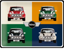Nostalgic Art Germany Placă metalică 30 x 40 - Mini - 4 Masini Pop Art (2296)