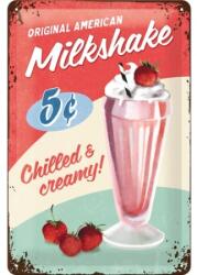 Nostalgic Art Germany Placă metalică 20 x 30 - Milkshake - Bautura cu Lapte (313)