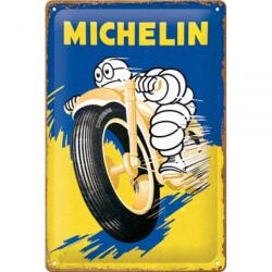 Nostalgic Art Germany Placă Decor metalică 20 x 30 - Michelin Motorcycle Bibendum (2412)
