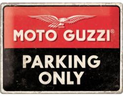 Nostalgic Art Germany Placă metalică 30 x 40 - Moto Guzzi - Parking Only - Parcare Doar pentru Moto Guzzi (1567)