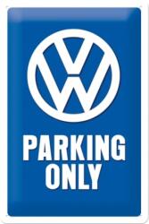 Nostalgic Art Germany Placă metalică 20 x 30 - Volkswagen Parking Only - Parcare Doar pentru Volkswagen (1397)