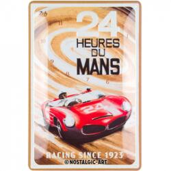 Nostalgic Art Germany Placă metalică 20 x 30 - 24H Le Mans - Red Car 1963 - Masina Rosie 1963 (2661)
