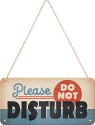 Nostalgic Art Germany Placă Decor metalică cu Șnur - Do Not Disturb - Nu Deranjati (2196)