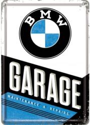 Nostalgic Art Germany Carte Poștală metalică - BMW Garage - Garaj (1249)