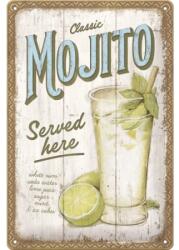 Nostalgic Art Germany Placă metalică 20 x 30 - Mojito Served Here - Mojito Servit Aici (2211)