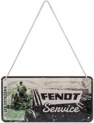 Nostalgic Art Germany Placă metalică cu Șnur 10 x 20 - Fendt - Service - Ul Campului (2519)