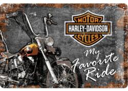 Nostalgic Art Germany Placă metalică 20 x 30 - Harley-Davidson - My Favorite Ride - Motocicleta Mea Preferata (1387)
