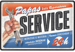 Nostalgic Art Germany Placă metalică 20 x 30 - Papas Service - Service - Ul Lui Tata (2363)