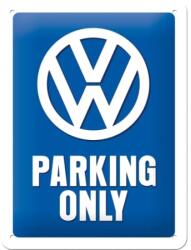 Nostalgic Art Germany Placă metalică 15 x 20 - Volkswagen - Parking Only - Parcare Doar pentru Volkswagen (1050)