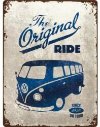 Nostalgic Art Germany Placă metalică 30 x 40 - Volkswagen Bulli The Original Ride - Masina Originală (1017)