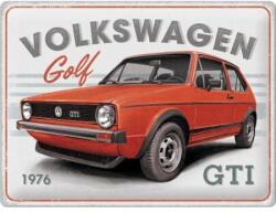 Nostalgic Art Germany Placă metalică 30 x 40 - Volkswagen Golf - Gti 1976 (2317)