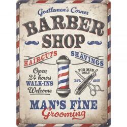 Nostalgic Art Germany Placă Decor 30 x 40 - Barber Shop - Frizerie (2420)
