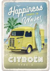 Nostalgic Art Germany Placă metalică 20 x 30 - Citroen Type H - Happiness Comes în Waves - Tip H - Fericirea Vine în Valuri (2068)