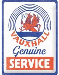 Nostalgic Art Germany Placă Decor 30 x 40 - Vauxhall Genuine Service - Service Autentic Vauxhall (2387)