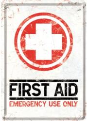 Nostalgic Art Germany Carte poștală metalică - Design retro First Aid Kit - decorativă (563)