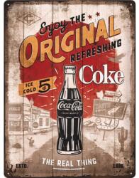 Nostalgic Art Germany Placă 30 x 40 - Coca-Cola - Original Coke Highway 66 - Soseaua 66 - Cola Autentică (2108)