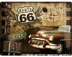 Nostalgic Art Germany Placă metalică 30 x 40 - Route 66 - Road Trip - Soseaua 66 - Calatorie (698)