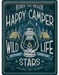 Nostalgic Art Germany Placă metalică 30 x 40 - Happy Camper - Bucuria Camping - Ului (1967)