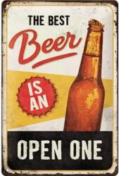 Nostalgic Art Germany Placă 20 x 30 - The Best Beer Is An Open One - Cea Mai Buna Bere Este Cea Deschisa (2241)