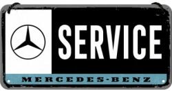 Nostalgic Art Germany Placă metalică cu Șnur 10 x 20 - Mercedes-Benz Service (1590)