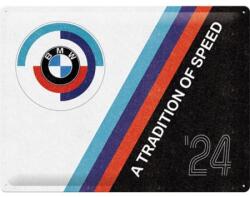 Nostalgic Art Germany Placă metalică 30 x 40 - BMW Motorsport - Tradition Of Speed - Traditia Vitezei (2110)