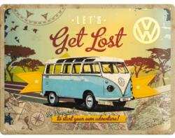 Nostalgic Art Germany Placă metalică 30 x 40 - Volkswagen - Let'S Get Lost - Hai Sa Rătăcim (321)