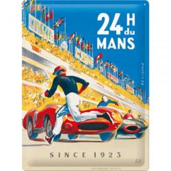 Nostalgic Art Germany Placă Decor 30 x 40 - 24H Le Mans Racing Afis Albastru (2414)