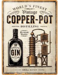Nostalgic Art Germany Placă metalică 30 x 40 - Copper Pot Gin - Gin la Butelie de Cupru (1878)