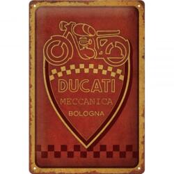 Nostalgic Art Germany Placă Decor metalică 20 x 30 - Ducati Meccanica Bologna - Fabrica Mecanica Din Bologna (2482)