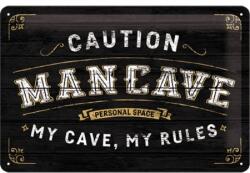 Nostalgic Art Germany Placă metalică 20 x 30 - Man Cave - Pestera Barbatului (2071)