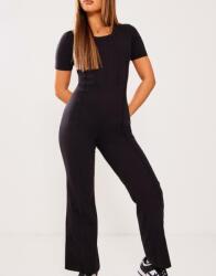 Prettylittlething Fekete Rövid Ujjú Klasszikus Overál Prettylittlething 40-ES