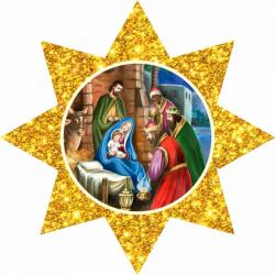  Karácsonyi dekoráció ablakra, karácsonyra, tapadókorongos (195_069)