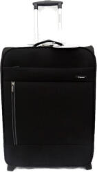 Diplomat Valiză De Călătorie Medie Colecția Light Material Textil Neagră Cu 2 Roți Înălțime 62cm (ZC600) Valiza