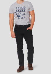 Marcus Felix 14-200186 Pantaloni Jeans pentru Bărbați Elastic cu Croială Regular Negru 14-200186-2020 (14-200186-2020)