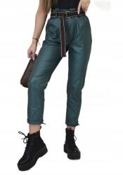 Kesi Viaszolt nadrág övvel, zöld