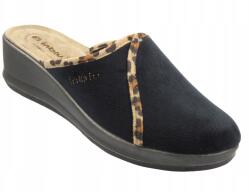 Inblu Női Papucs Inblu GI-25 Fekete Könnyű Otthon Kényelmes Leopárd Mintával (GI000025.014)