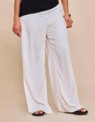 Prettylittlething Fehér Klasszikus Oversize Derékban Megkötős Nadrág Prettylittlething 46