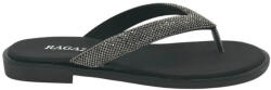 Ragazza Sandale Casual Damă Din Piele Negre 01123 (01123)