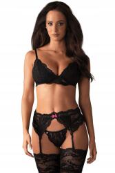  Csipke Szett Harisnyatartóval, Magas Derekú És Érzéki Harisnyával Ajándék (Shop_Exotic)