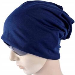 EdiBazzar Férfi meleg vastag sapka Oversize beanie törpe téli őszi sötétkék (5905884078754)
