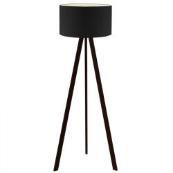 HomeMarkt Cruz Lampa de podea Î140xL38cm. cu Soclu pentru Bec E27 Negru (HM7578.05)