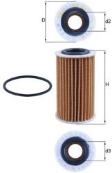 MAHLE Olejový filter MAHLE OX 1267D (OX 1267D)