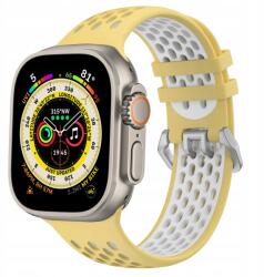 Cubenest Sports szíj Apple Watch-hoz, sárga-fehér (B01R5L01)