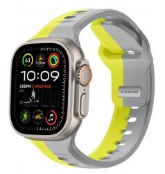  Cubenest Prémium sportpánt Apple Watch-hoz, sárga-szürke (B01R001DLLGYW)
