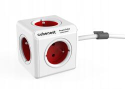 Cubenest PowerCube Extended 1, 5 m, 5 aljzat, piros (PC320RD)
