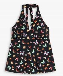 Bonprix felső, Size 42, többszínű, 80% újrahasznosított poliamid