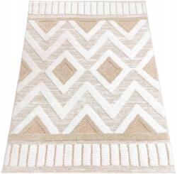  Szőnyeg 120x180 Boho Berber Hálószoba Nappali Bézs Krém Barna (dywan boho berber do salonu sypialni)